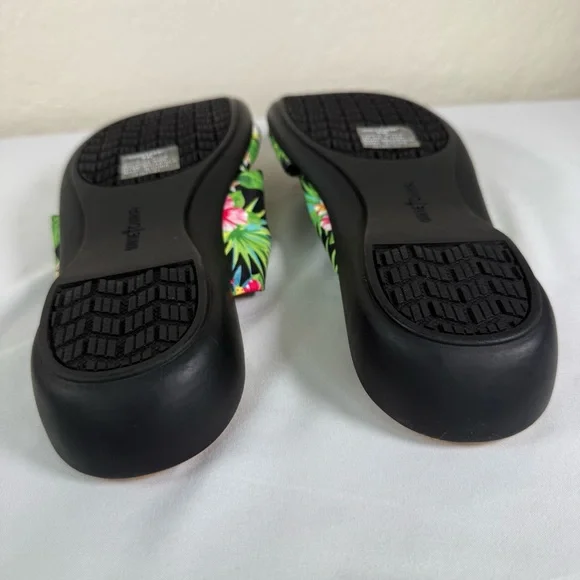 -ON HOLD- NEW Minnetonka Sarong Tropical Floral Summer Slide Sandals Size 9 WIDE - Picture 10 of 12